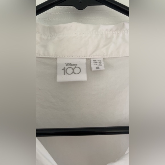 Disney100 XL White Collared Button Up Graphic Shirt Minnie Mouse - Picture 14 of 14